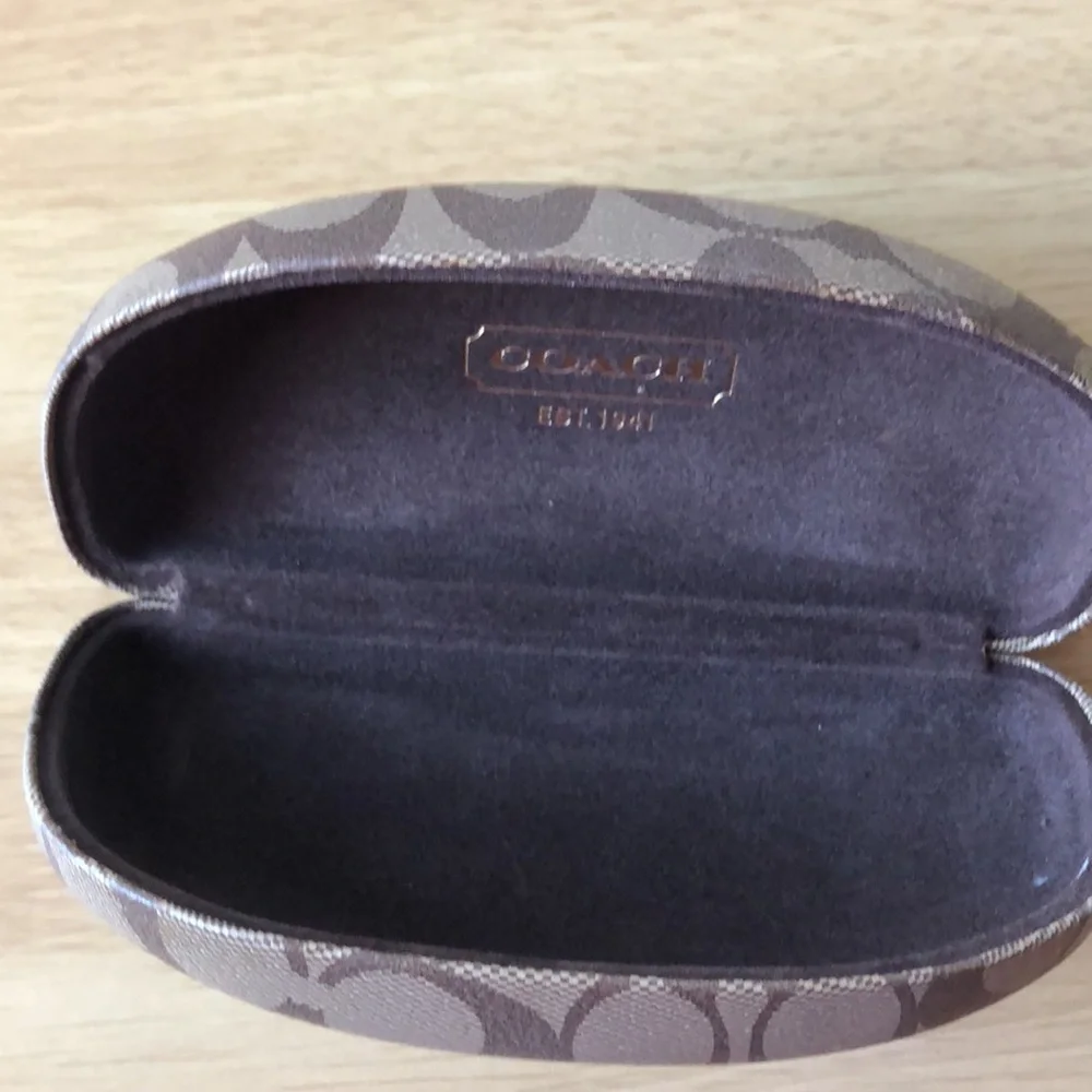 Coach sunglass case